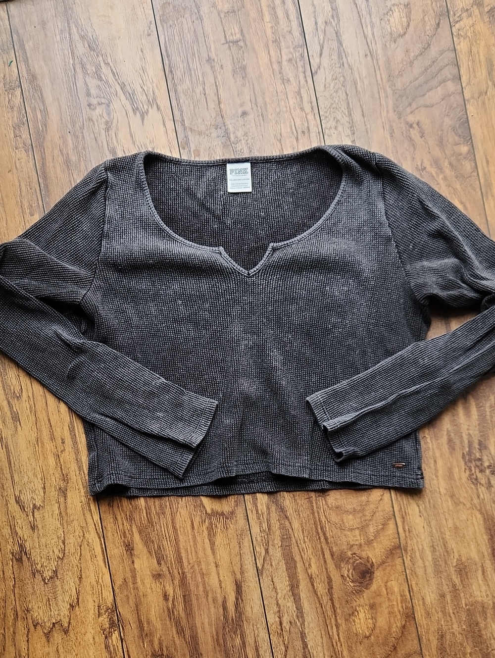 Grey Crop Top